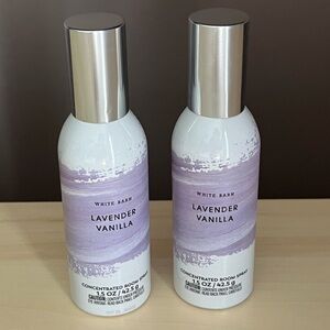 Two White Barn Bath & Body Works Lavender Vanilla Concentrated Room Sprays